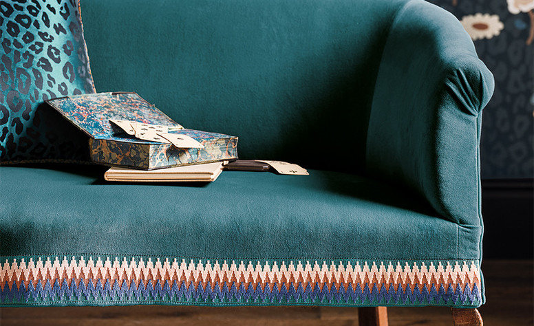 Saskia Peacock Fabric by Temperley London x Romo
