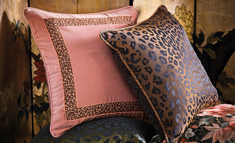 Saskia Somerset Green Fabric by Temperley London x Romo