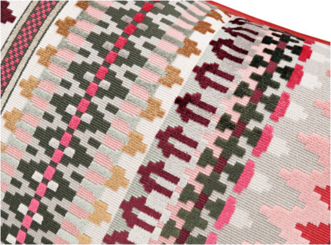 Talulah 60cm x 40cm Cushion Hot Pink by Temperley London x Romo