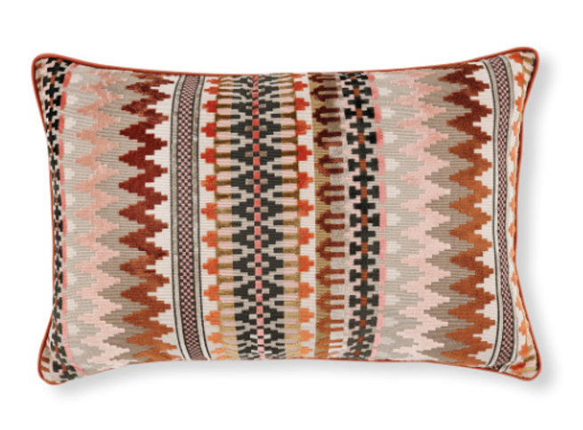 Talulah 60cm x 40cm Cushion Sienna by Temperley London x Romo