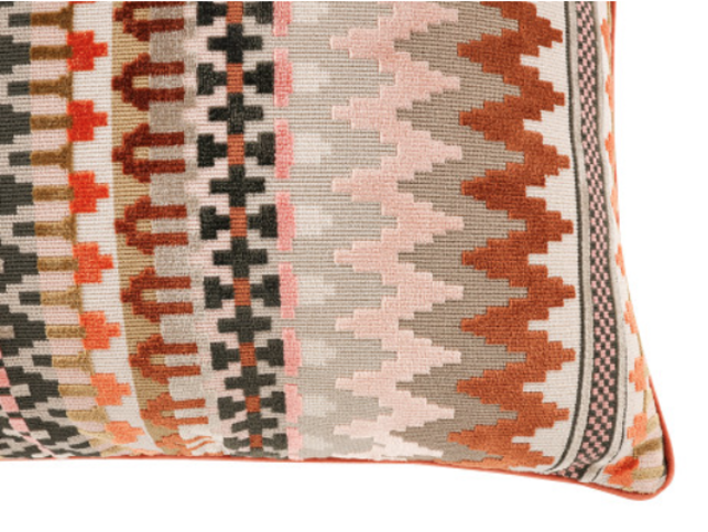 Talulah 60cm x 40cm Cushion Sienna by Temperley London x Romo
