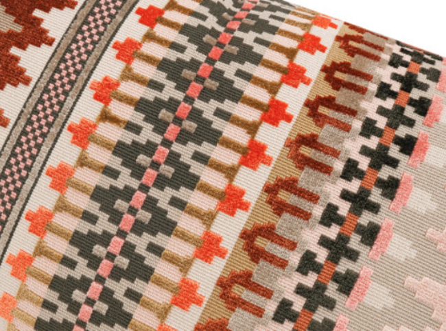Talulah 60cm x 40cm Cushion Sienna by Temperley London x Romo