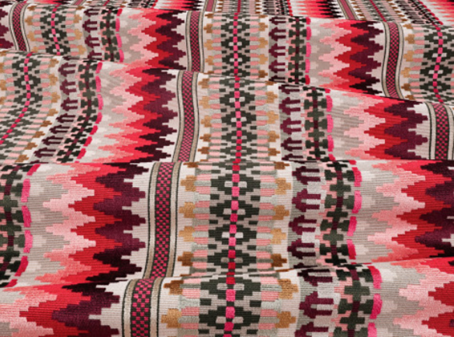 Talulah Hot Pink Fabric by Temperley London x Romo