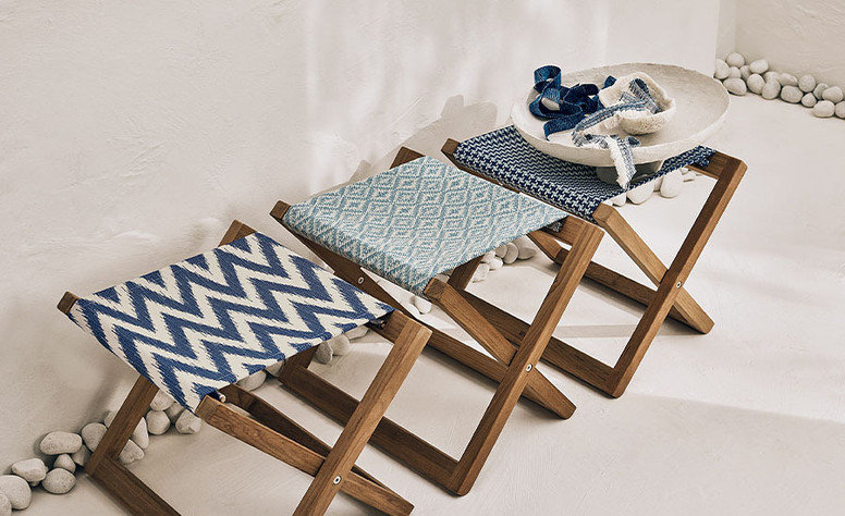 Tambor Fringe Indigo by Romo
