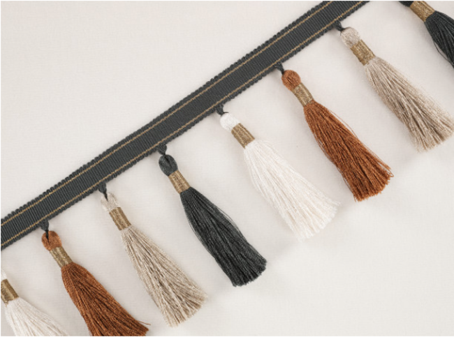 Tassel Fringe Slate by Temperley London x Romo
