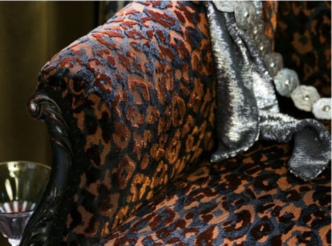 Trixie Sienna Fabric by Temperley London x Romo