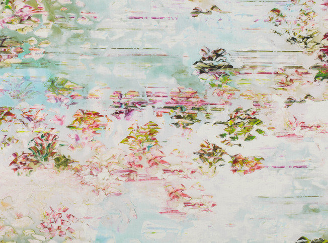 Black Edition Pleasure Gardens Bloom Fabric