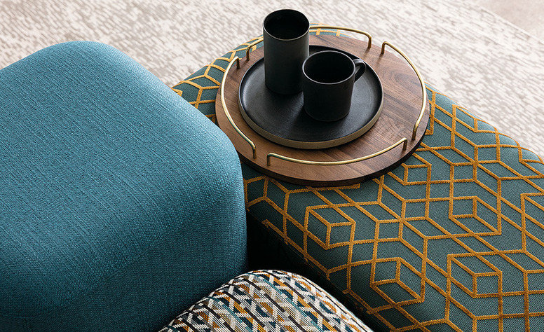 Romo Tino Peking Blue Fabric
