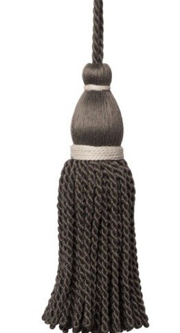 Charcoal Saisons Key Tassel by Samuel and Sons