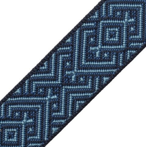 Indigo Artesania X Mitla Border by Samuel and Sons