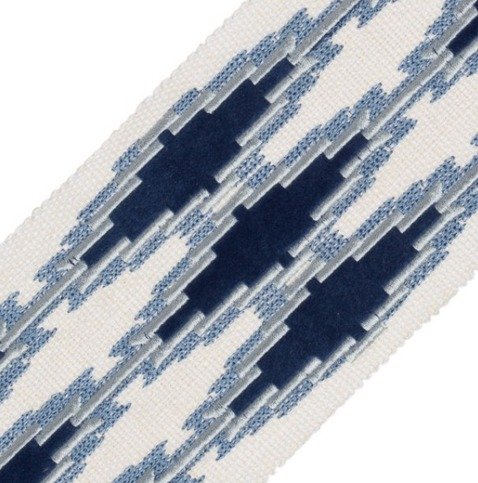 Indigo Artesania X Ojos Applique Border by Samuel and Sons