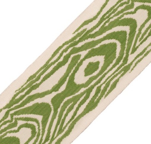 Lime Saisons Faux Bois Border by Samuel and Sons