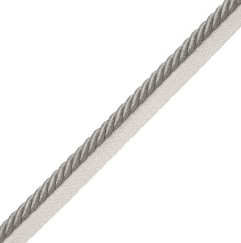 Stone 3/8 inches Saisons Cord with Tape by Samuel and Sons