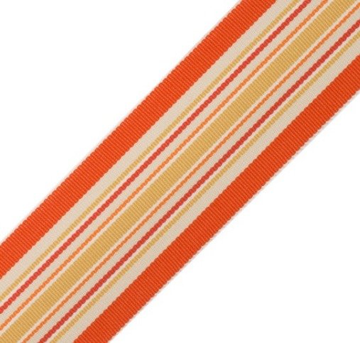 Tangelo Saisons Stripe Border by Samuel and Sons