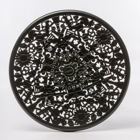 Seletti Black Round Table