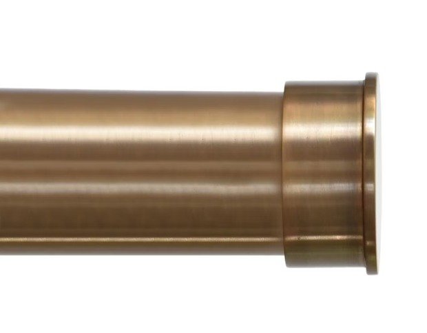 Tillys Antique Brass End Cap Metal Finial