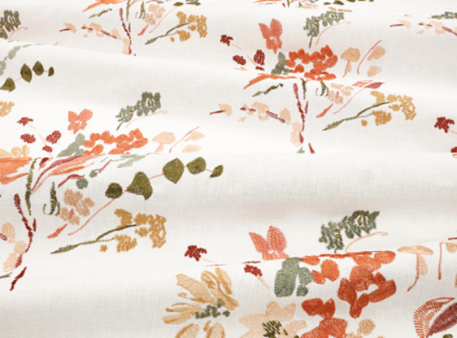 Abloom Saffron Fabric by Villa Nova 