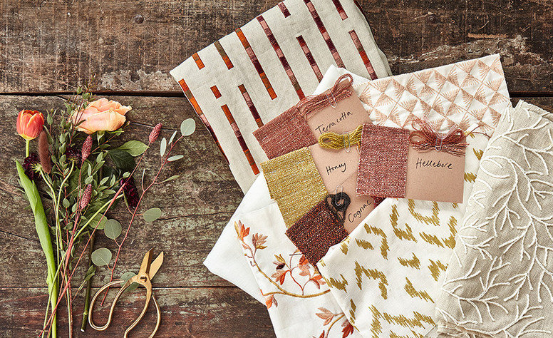 Cerelia Birch Fabric by Villa Nova 