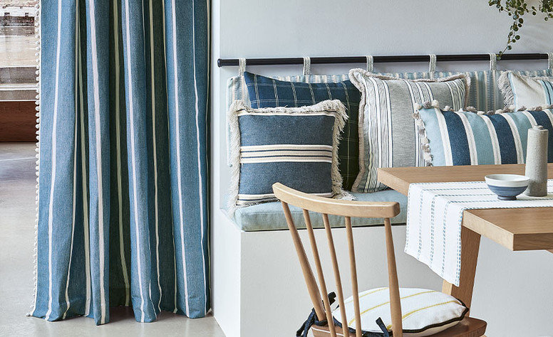 Charente Ink Fabric by Villa Nova 