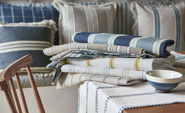 Charente Ink Fabric by Villa Nova 