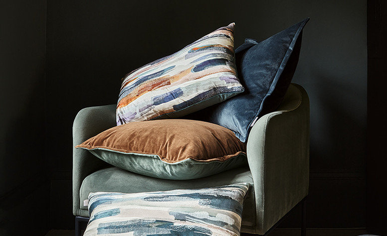 Danxia Indigo Fabric by Villa Nova 