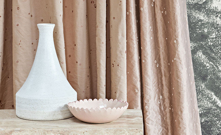 Ditto Plaster Fabric by Villa Nova 