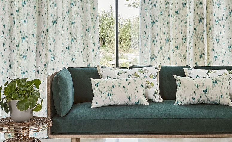 Espy Emerald Fabric by Villa Nova 