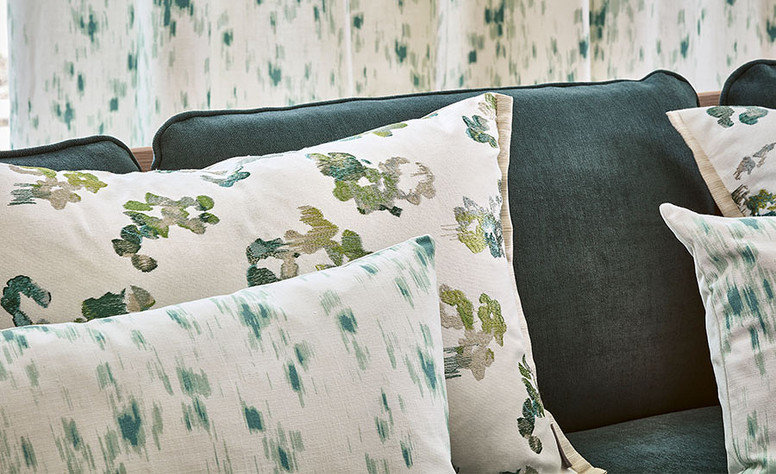 Espy Emerald Fabric by Villa Nova 