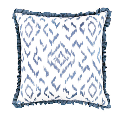 Folly Cushion Cornflower by Villa Nova