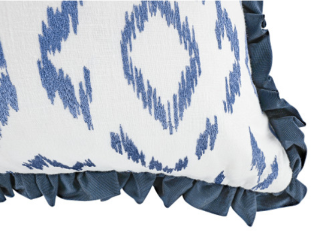 Folly Cushion Cornflower by Villa Nova