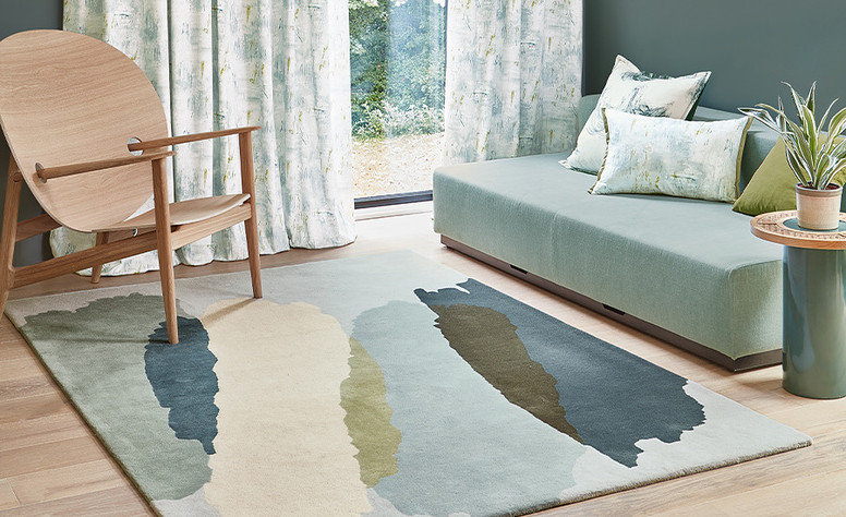 Fusion Celadon Rug by Villa Nova