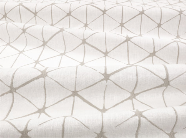 Haldon Chalk/ Cinder Fabric by Villa Nova 