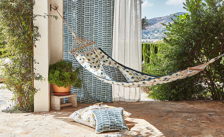 Hana Outdoor Acacia Fabric by Villa Nova 