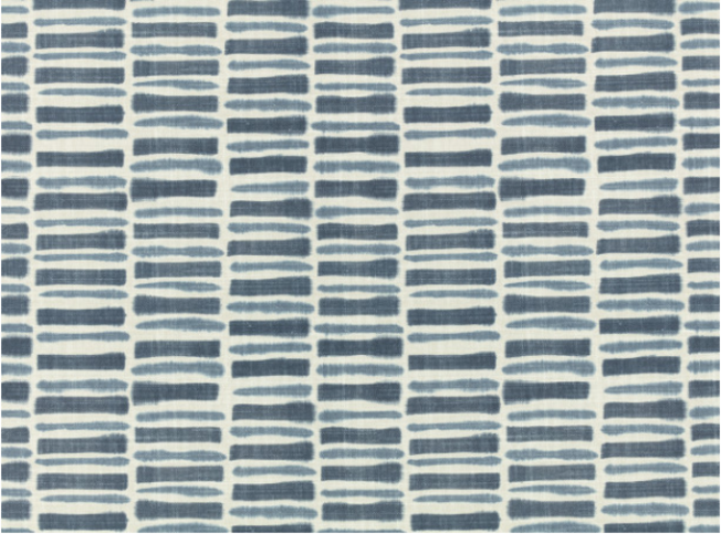 Horto Outdoor Indigo Fabric by Villa Nova 