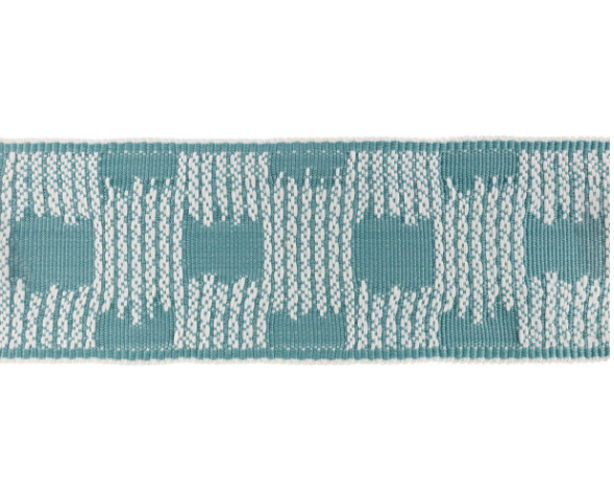 Ikat Border Teal By Villa Nova