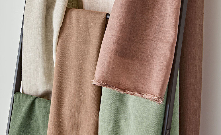 Laurie FR Cognac Fabric by Villa Nova 