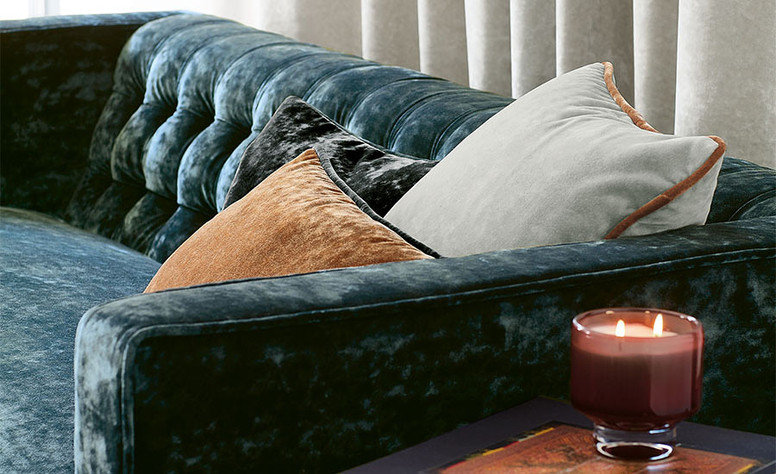 Mira Treacle Fabric by Villa Nova 