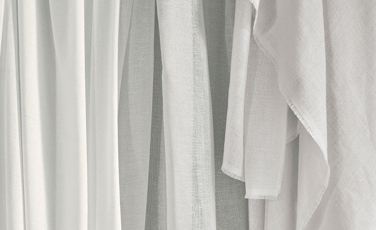 Nagev White Fabric by Villa Nova 