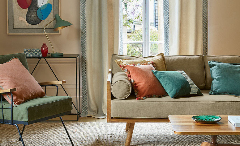 Oslo Tofu Fabric by Villa Nova 