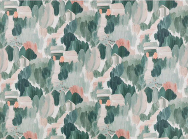 Potting Shed Haze Fabric by Villa Nova 