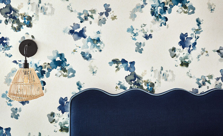 Reverie Wallcovering Sapphire by Villa Nova 