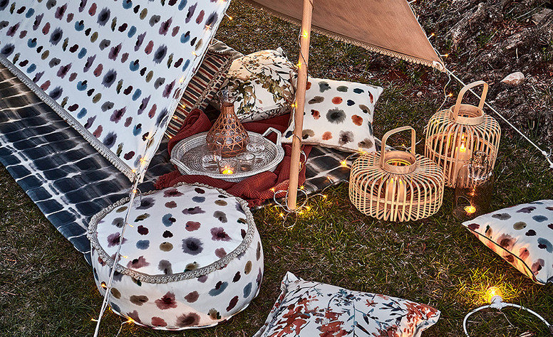 Simi Outdoor Sunset Fabric by Villa Nova 