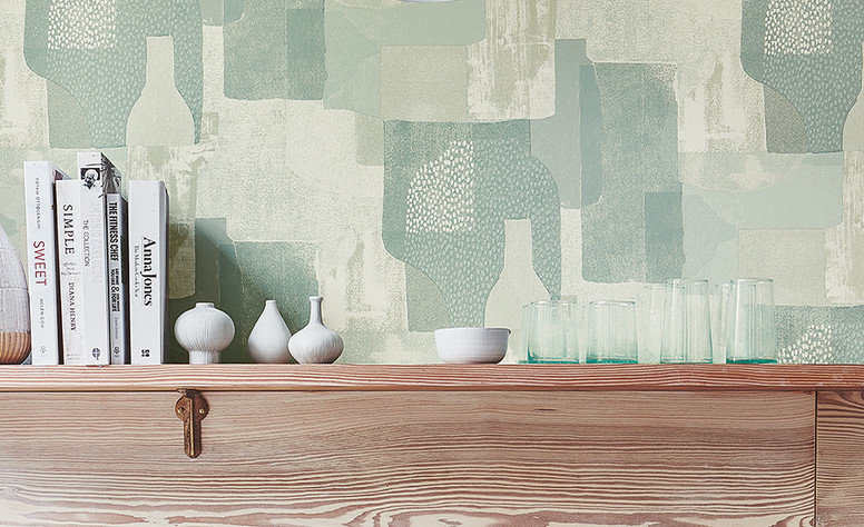 Still Life Teal Wallcovering by Villa Nova 