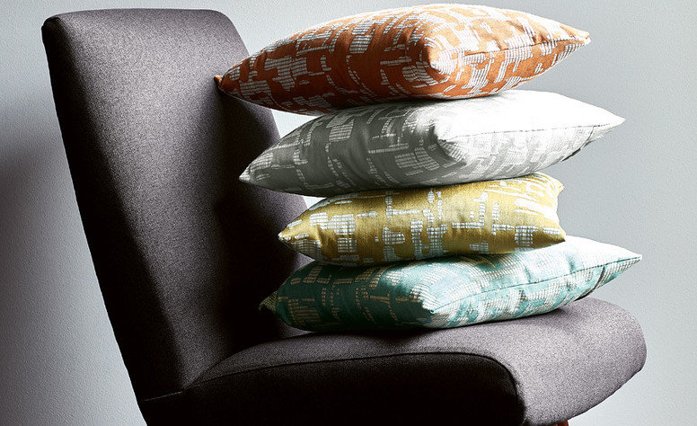 Boyd Brass Fabric by Villa Nova