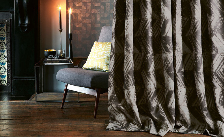Boyd Brass Fabric by Villa Nova