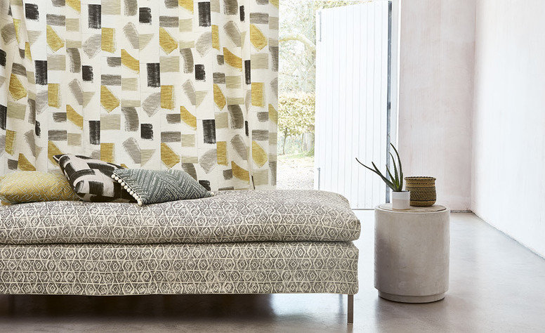 Kamba Delft Fabric by Villa Nova