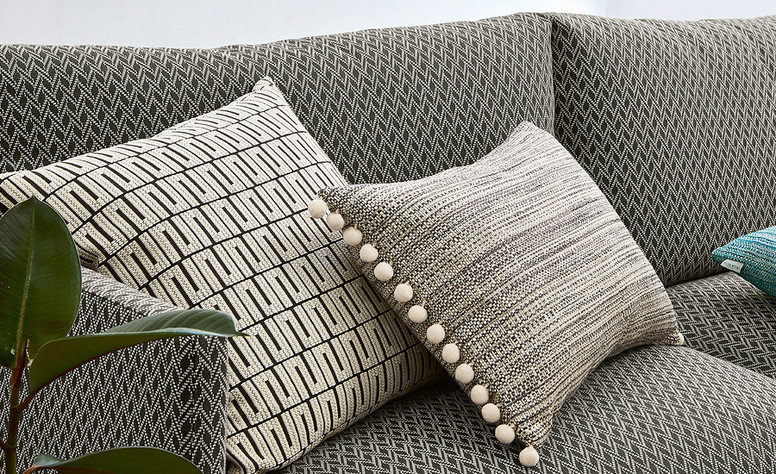 Kanari Pepper Fabric by Villa Nova