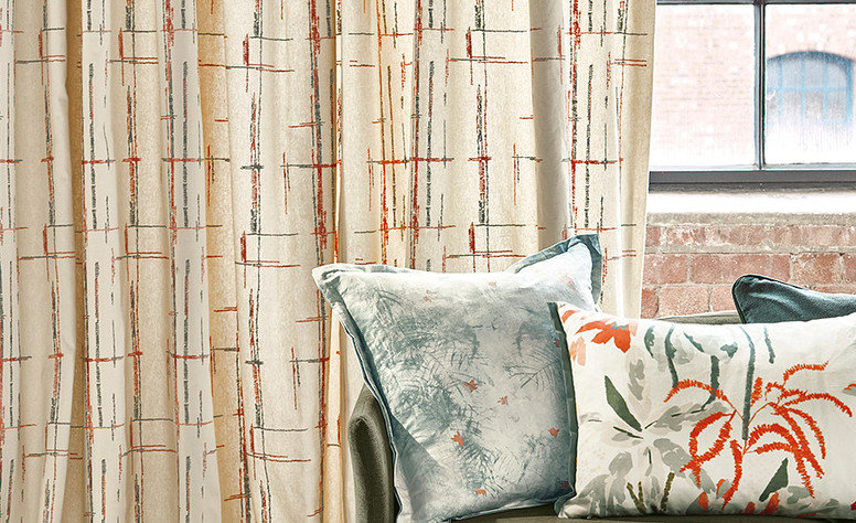 Ostara Hibiscus Fabric by Villa Nova
