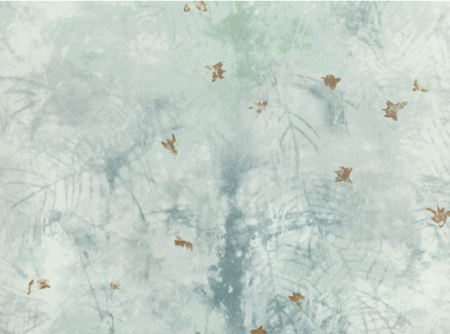 Ostara Verdigris Wallcovering by Villa Nova