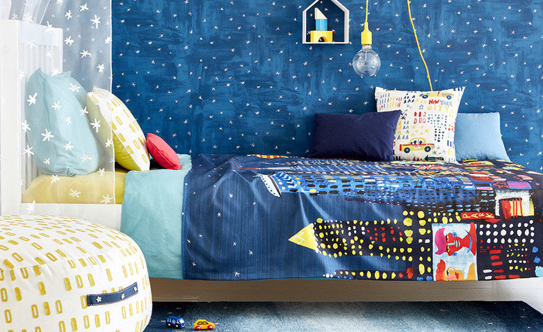 Twinkle Twinkle Wallcovering Night by Villa Nova
